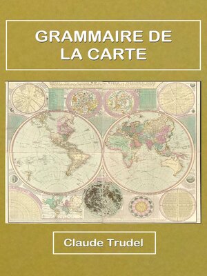 cover image of Grammaire de la carte
